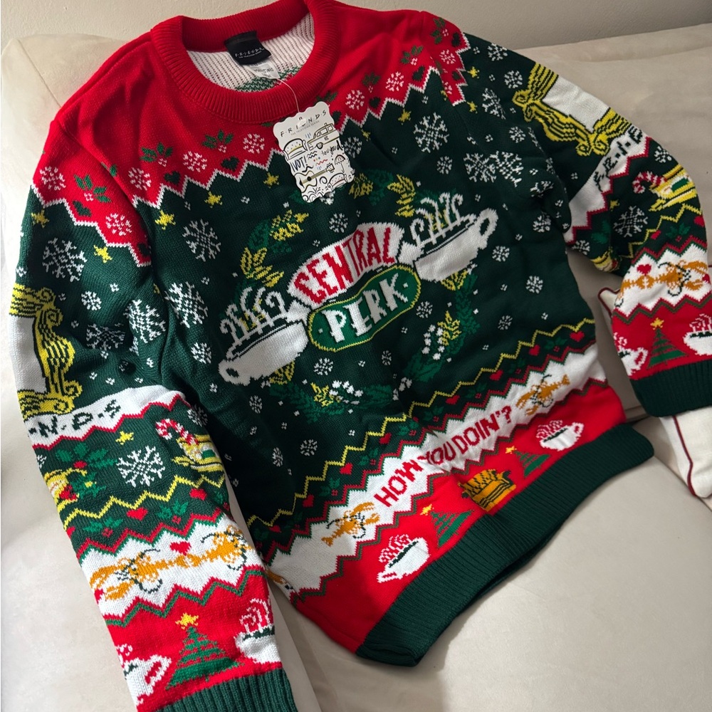 Friends Series Ugly Sweater size Large. New with tag. Good quality